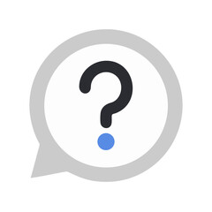 Poster - Question Mark Icon Representing General Inquiry
