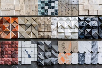 Poster - Assorted decorative wall tiles