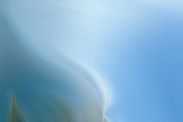 Poster - Abstract blue and white blurred background with soft gradients creating a calming and serene atmosphere