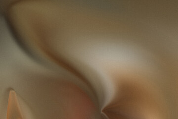 Poster - Close up view of a blurred beige and white surface with soft lighting creating a smooth and abstract texture