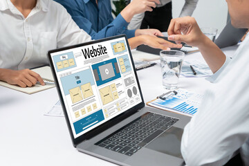 Aufkleber - Website design software provide brisk template for online retail business and e-commerce