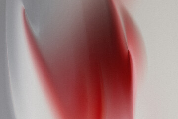 Poster - Abstract close up of red and white fabric creating a blurred and soft visual texture and gradient effect
