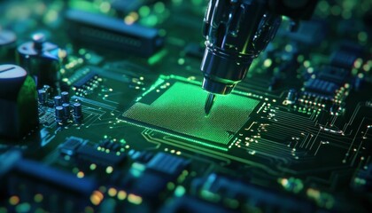 Poster - Precision Robotics: Automated System Inspecting and Repairing an Advanced Circuit Board