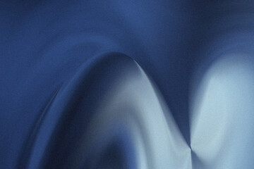Poster - A blurry close up of a white object against a dark blue background creating a soft and dreamy aesthetic