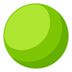 Poster - A vibrant and vivid circle, awash in a harmonious green tone, perfect for design concepts and creative projects.