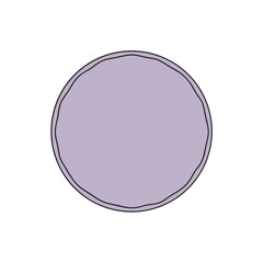 Poster - A Simple and Stylish Purple Plate.