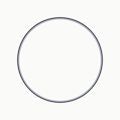 Poster - A minimalist image of a perfect circle, with a clean, elegant design emphasizing simplicity and modern aesthetics.