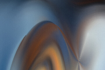 Poster - Abstract blurred background with blue and brown tones creating a soft and dreamy visual effect seen close up