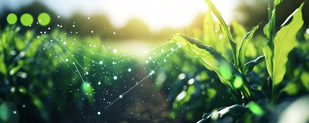 Poster - Innovative technology connecting data points in a sustainable green field