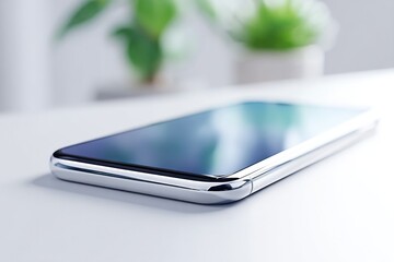 Poster - sleek smartphone on plain table