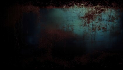 Aufkleber - spooky blue grunge texture with drips for halloween design in web and print media