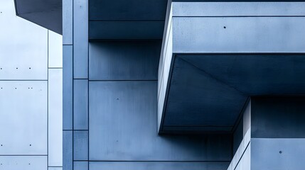 Aufkleber - Modern architecture showing geometric shapes and building abstract design