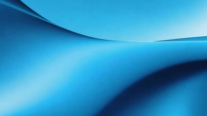Poster - Blue Abstract Waves: A Smooth Texture Design for Wallpaper Illustration