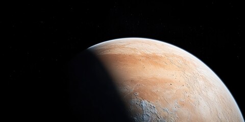 Wall Mural - mars in space
