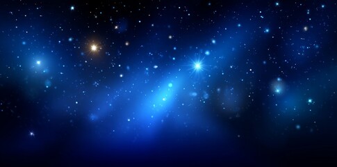 Wall Mural - a 360-degree space background featuring stars in a panoramic view, utilizing equirectangular project