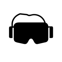 Poster - Vr headset virtual reality glasses augmented reality gaming entertainment technology device design