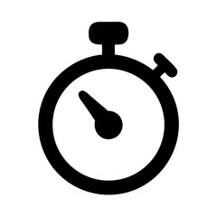 Poster - Stopwatch timer icon for time management and productivity efficiency measurement chronometer clock 90