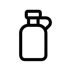 Poster - Find maple syrup container vector illustration outline icon design for food and beverage products