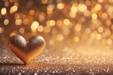 Fototapete - Golden sparkles create a stunning visual effect during a festive celebration at night, filling the air with a warm and enchanting glow that captivates viewers' attention