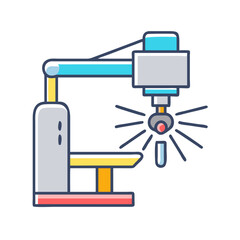 Poster - Industrial robot welding, automation, machine, technology