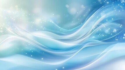 Wall Mural - Blue Wave Abstract Background.
