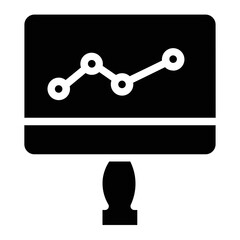 Poster - Analytics Chart Growth Line Icon