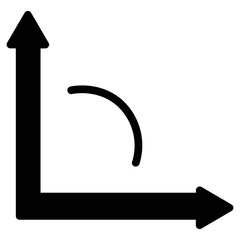 Poster - Down Graph Analytics Line Icon