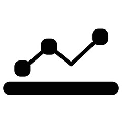 Poster - Graph Chart Database Line Icon