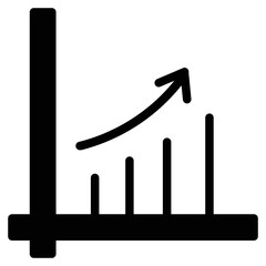 Poster - Graph Up Report Line Icon