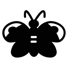 Poster - Animal Butterfly Fly Line Icon