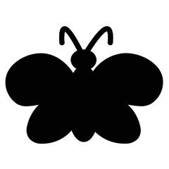 Poster - Animal Butterfly Fly Line Icon
