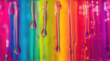 Poster - Colorful intertwined strands forming a complex pattern. Background image of multi colored with neon color wavy lines. Digital art for vibrant and abstract design. Dynamic texture concept. AIG51.