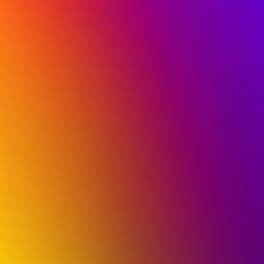 Poster - Vibrant gradient background in warm and cool tones, transitioning smoothly from yellow-orange to purple