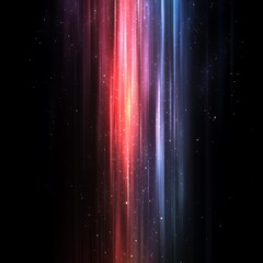 vibrant light streaks on dark background with sparkle