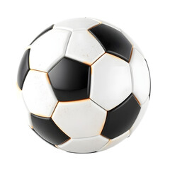 Aufkleber - Soccer Ball, 3d Render, Detailed Texture. White Background, Perfect For Design. Sport, Recreation, Games.