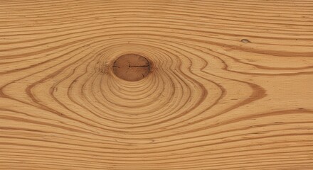 Poster - Wood grain texture showing a knot with unique natural pattern detail