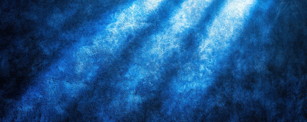 Poster - A blue sky with a light blue background. The sky is filled with white clouds