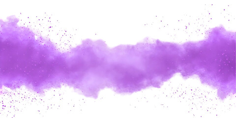 Fototapete - Abstract Illustration of Purple Smoke with Transparent Background