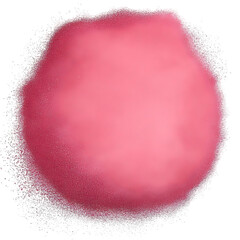 Fototapete - Abstract Pink Blob On Transparent Background Isolated Design Element