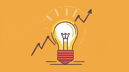 Poster - innovative business growth strategies digital marketing infographic creative workspace visual concep