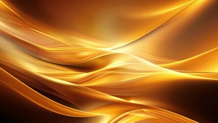 Poster - vibrant abstract background with smooth golden waves luminous gradients evoking elegance, luxury, an