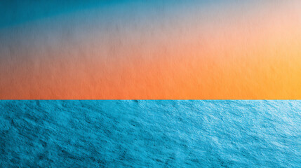 Poster - Blue orange gradient background noise texture grainy colors wide banner design