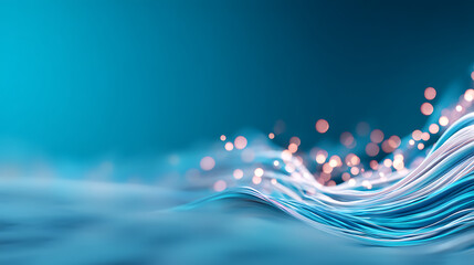 Poster - White teal blue black blurred abstract gradient on dark grainy background glowing light header poster banner backdrop