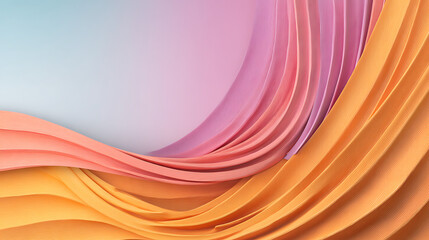 Poster - Pink orange yellow gradient background wide web header grainy texture vibrant colors banner design