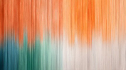 Poster - Orange white green colors grainy gradient background, blurred noise texture effect, web banner design