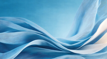 Poster - Blue abstract background banner light elegant grainy texture poster header backdrop design copy space