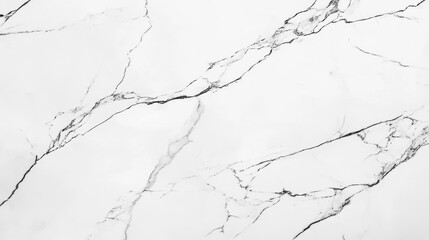 Poster - White marble texture with gray veins.
