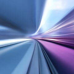 Poster - Abstract purple gradient blurred motion background Futuristic technology concept Visual design