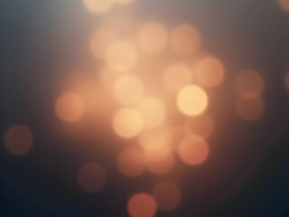 Poster - abstract bokeh lights with soft smudge overlay and light edges creating a serene and ethereal visual