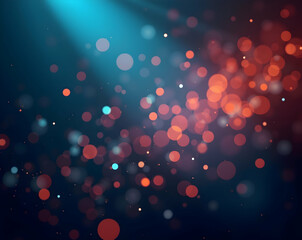 Poster - abstract digital confetti background with dramatic lighting effect creating a dynamic and visually a